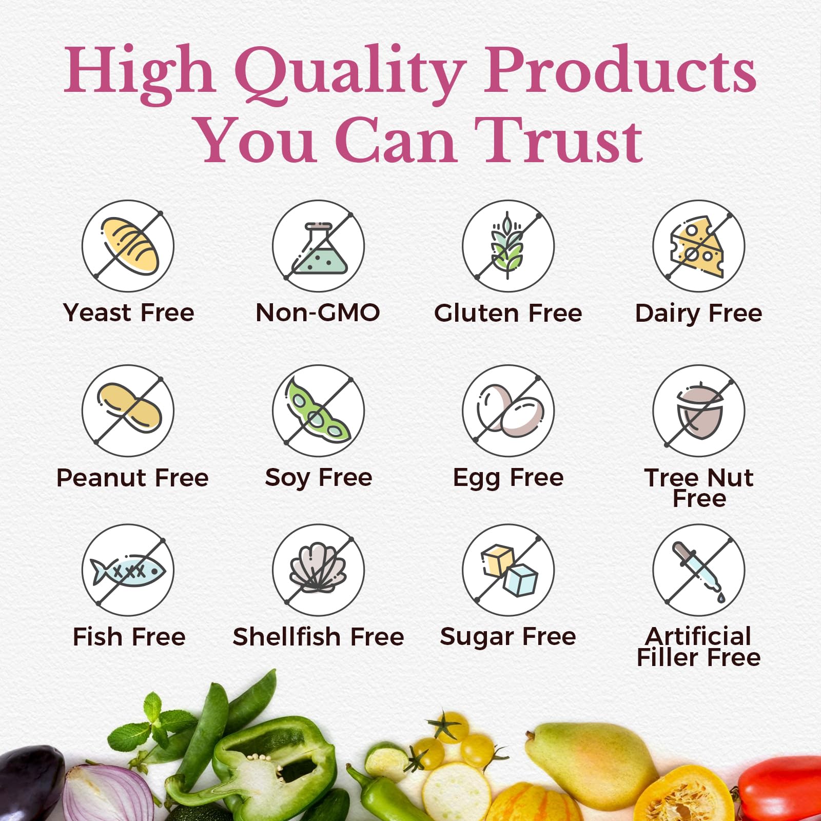Vitalitown etiqueta nutricional legible, información de cepas y CFU por cápsula
