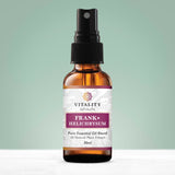 Vitality spray aromático en sala creando ambiente de relajación