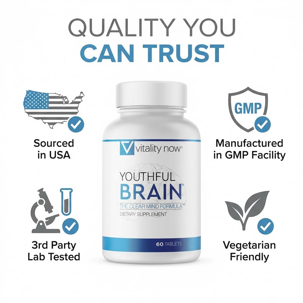 Vitality Now en escritorio lifestyle sugeriendo uso diario y concentración