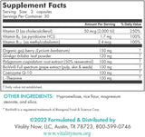 Vitality Now cápsulas textura clara para dosificación fácil