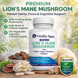 Vitality Span polvo de extracto mostrando textura fina y pureza