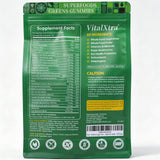 VitalXtra selección de superalimentos que componen la fórmula verde
