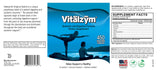 VITÄLZYM persona tras ejercicio simbolizando recuperación y energía