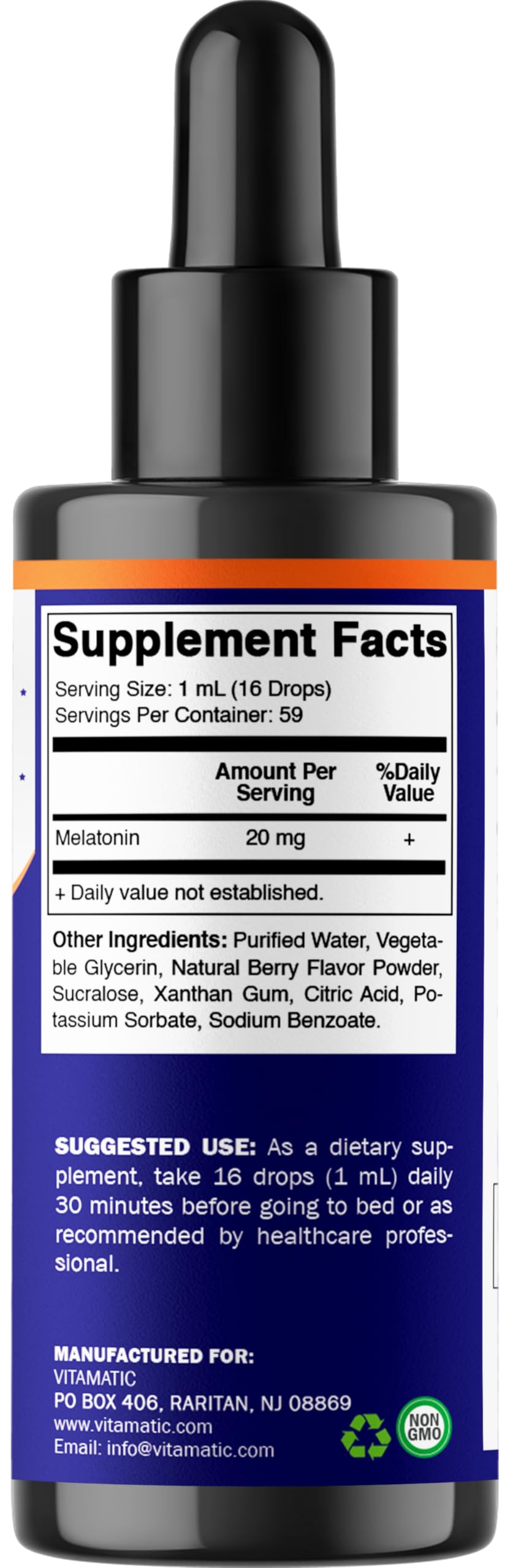 Vitamatic cuentagotas abierto mostrando mecanismo que facilita medir gotas