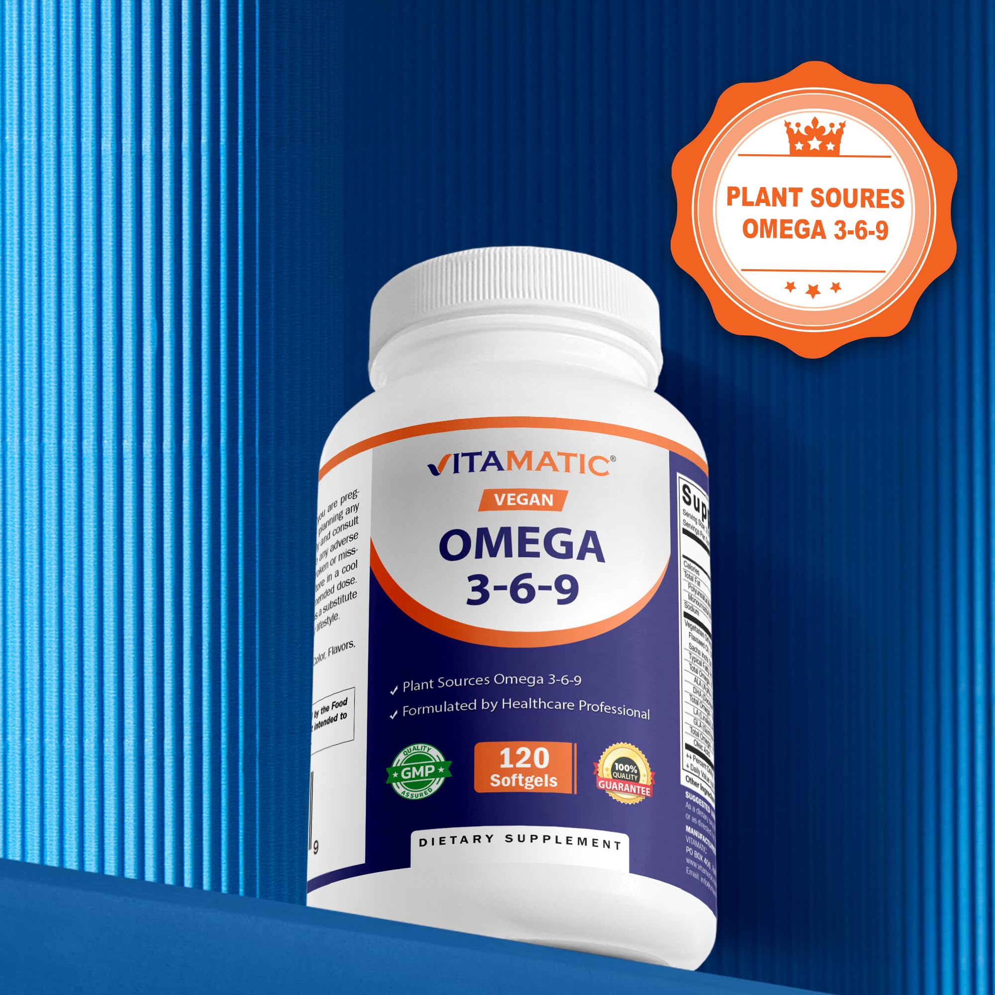 Vitamatic aceites e ingredientes vegetales destacando variedad