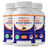 Vitamatic frasco frontal mostrando 60 cápsulas para consumo diario