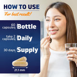 Vitamatic persona tomando cápsula como parte de su rutina diaria