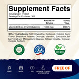 Vitamatic primer plano de tabletas para apreciar tamaño y forma