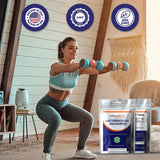 Vitamatic bol con 100 g de polvo, demuestra cantidad para múltiples porciones