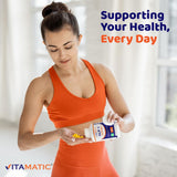 Vitamatic ingredientes botánicos como té verde y canela para energía