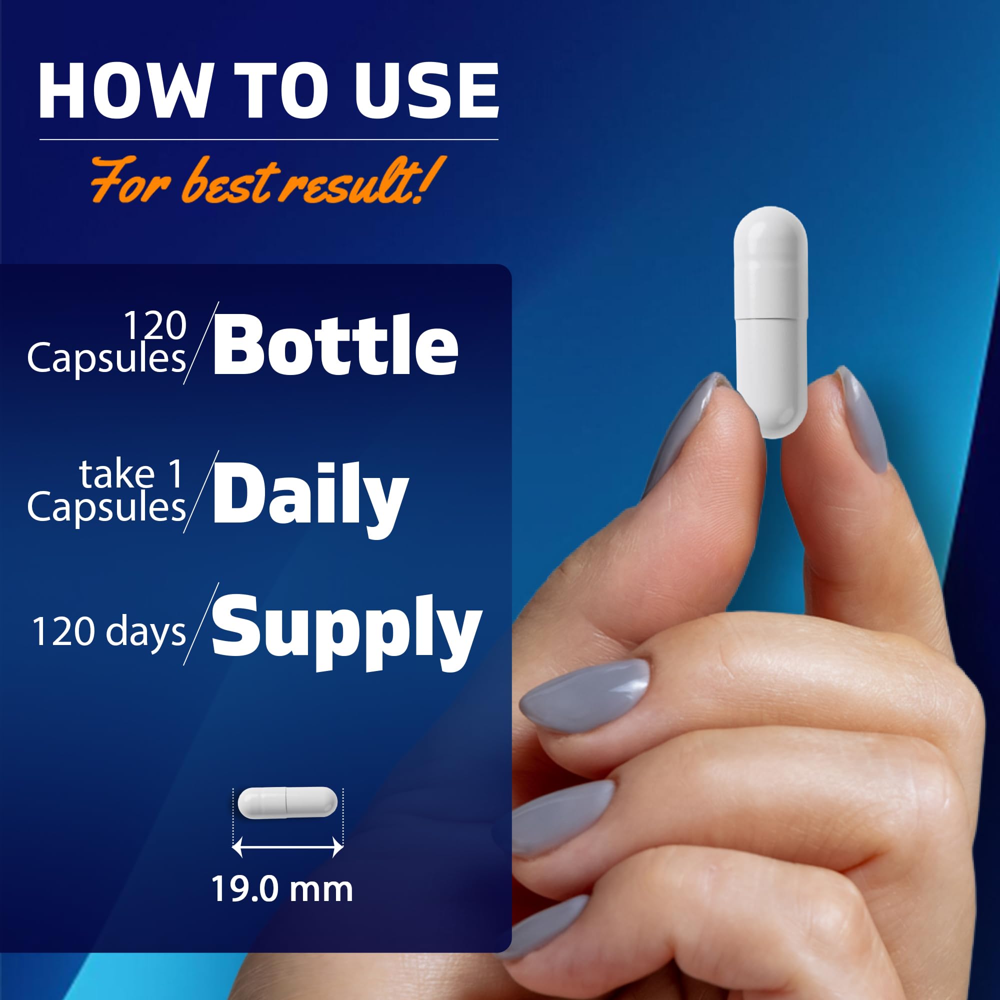 Vitamatic cápsula abierta con contenido en polvo para visualización clara