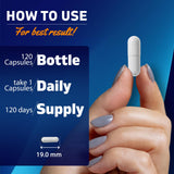 Vitamatic cápsula abierta con contenido en polvo para visualización clara