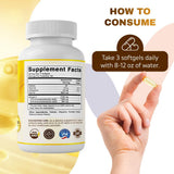Vitamatic cápsula en mano para comparar tamaño y dosificación