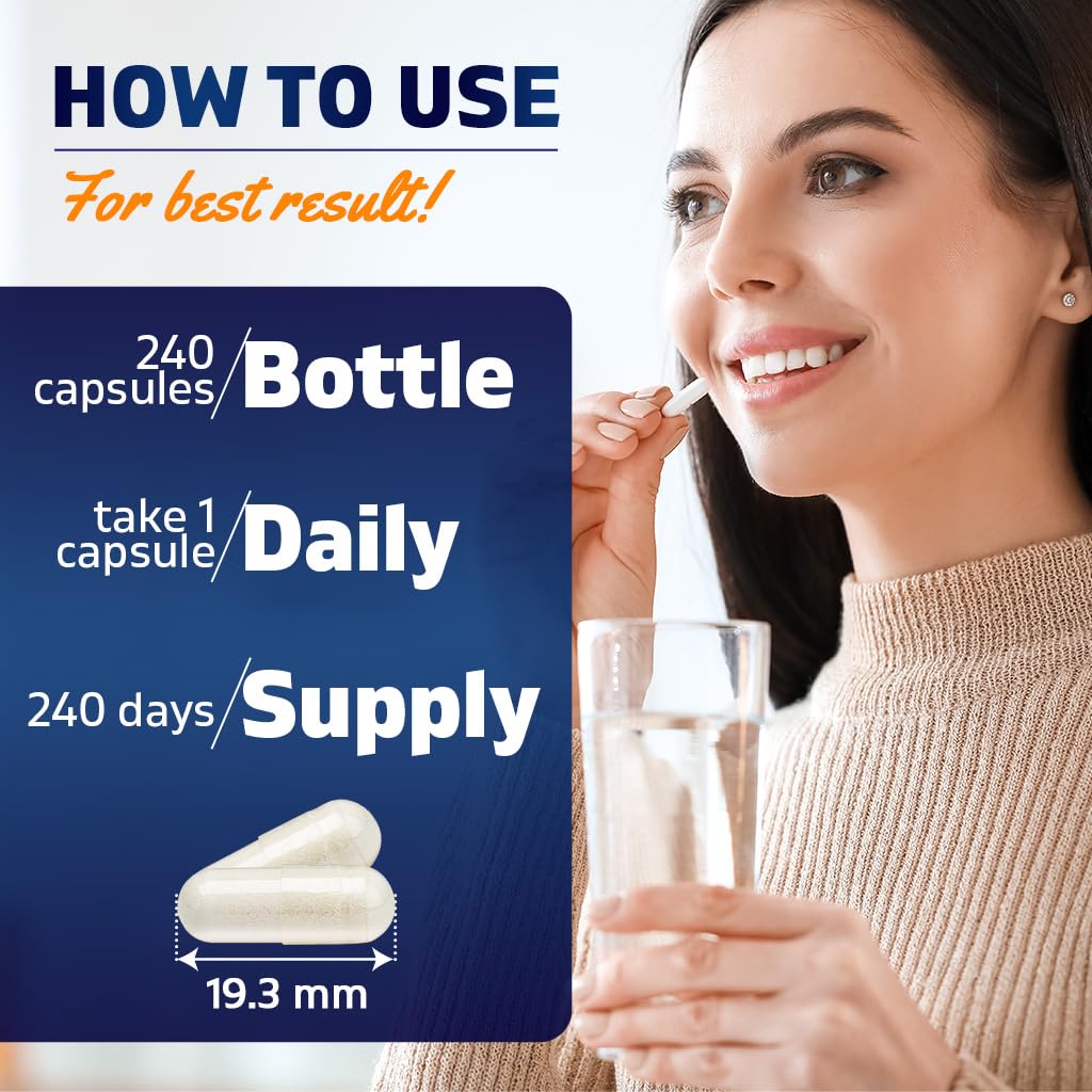 Vitamatic cápsula en mano para ver tamaño y facilidad de deglución