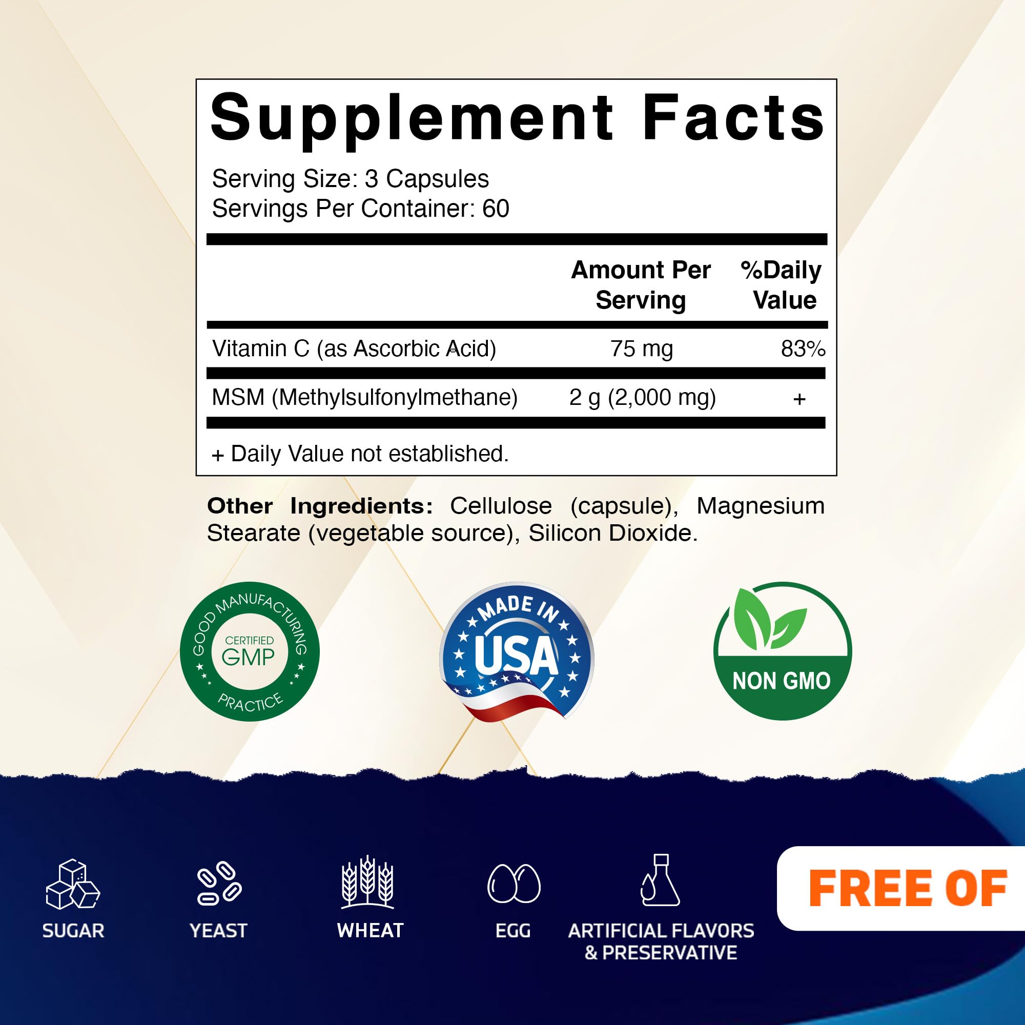 Vitamatic primer plano de cápsulas vegetales, muestra textura y calidad