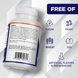 Vitamatic softgels agrupadas sobre mesa blanca, presentación limpia