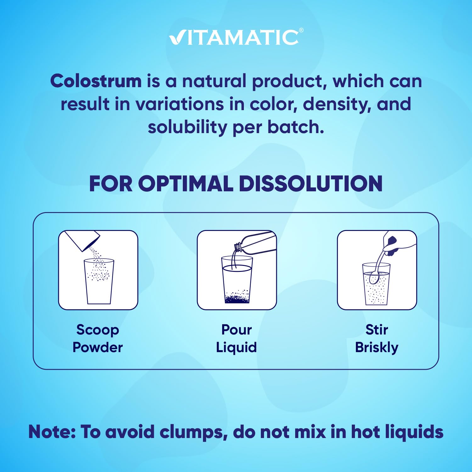 Vitamatic batido en vaso listo para beber, aporta recuperación práctica
