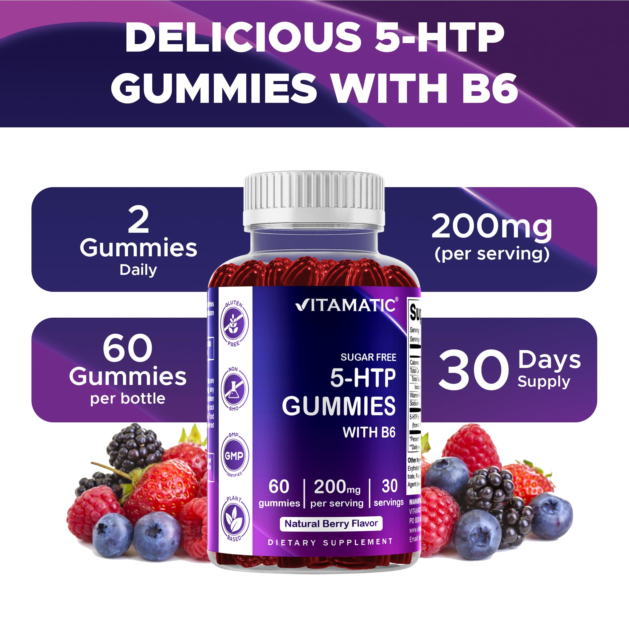 Gomita Vitamatic junto a moneda para comparar tamaño, idea clara de escala
