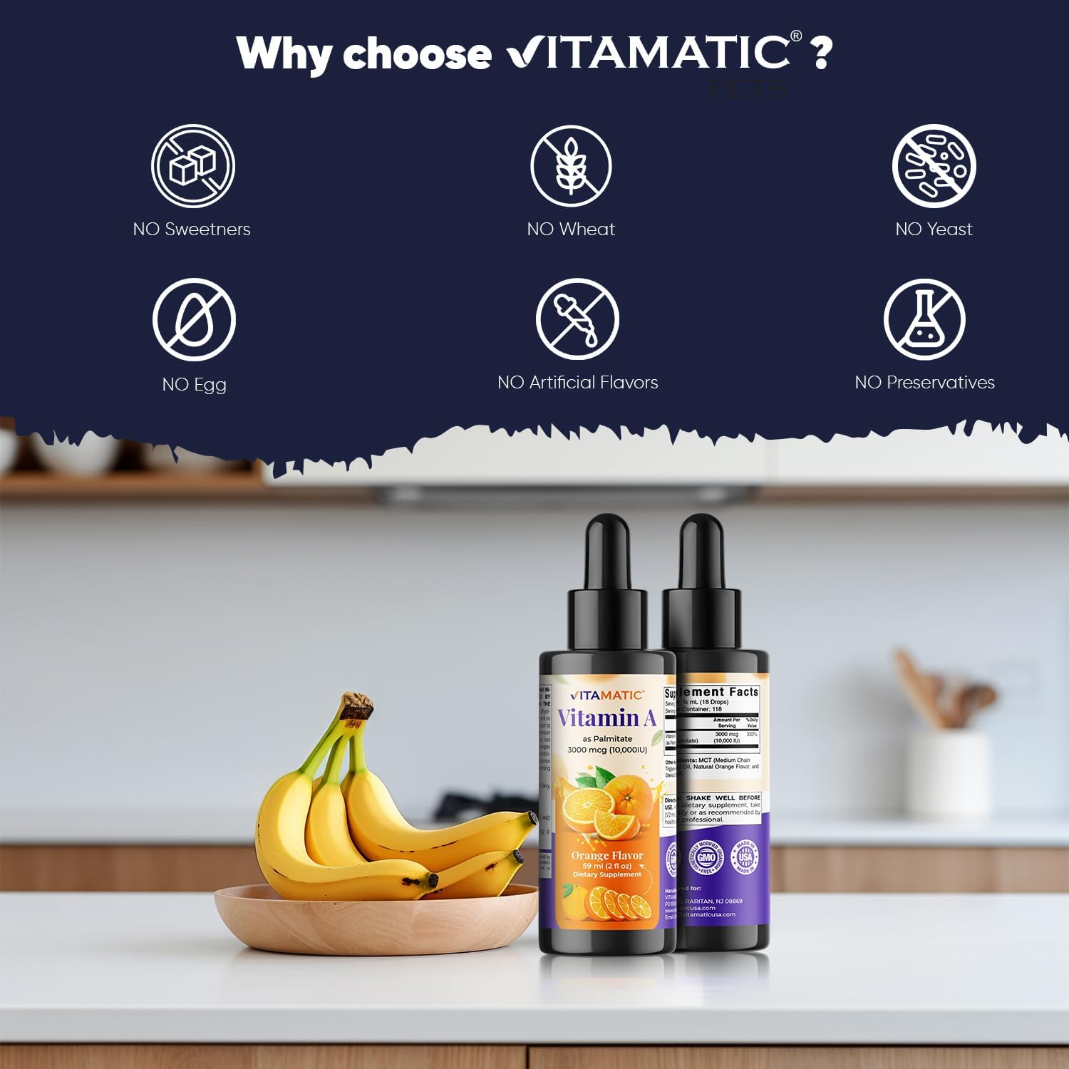 Vitamatic junto a una regla para comparar escala y tamaño