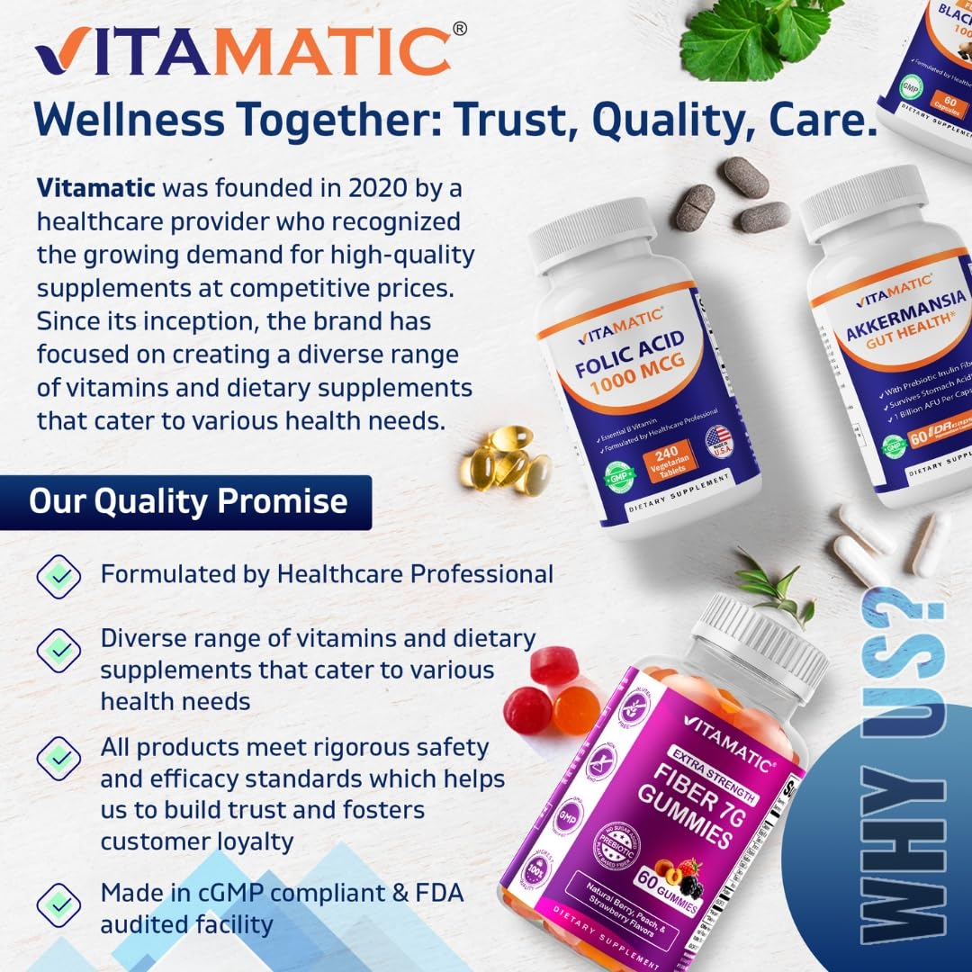 Vitamatic tableta junto a una moneda para comparar tamaño y conveniencia