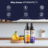 Vitamatic junto a una regla para comparar escala y tamaño