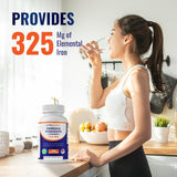 Vitamatic comprimidos en la mano para visualizar tamaño y facilidad