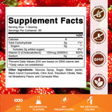 Vitamatic detalle de gomita individual, aspecto apetecible y masticable