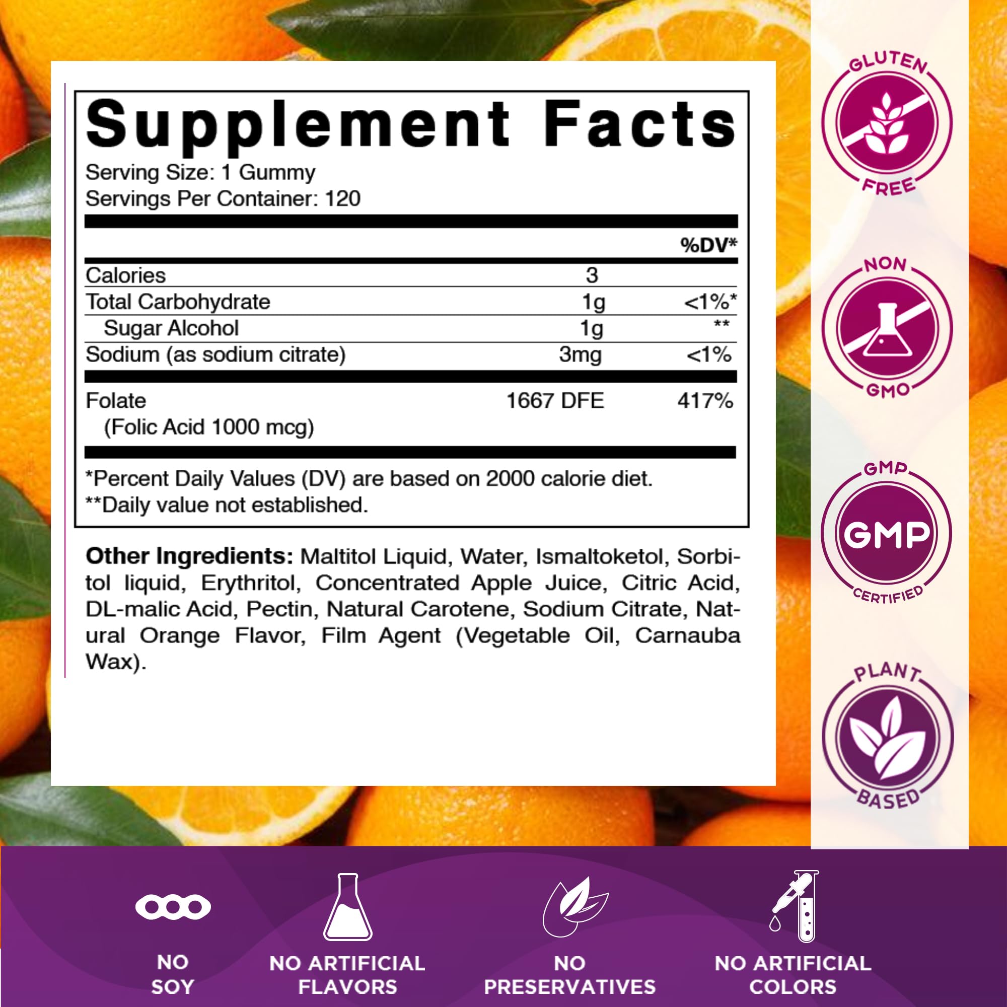 Vitamatic primer plano de la textura suave de la gominola, fácil de masticar