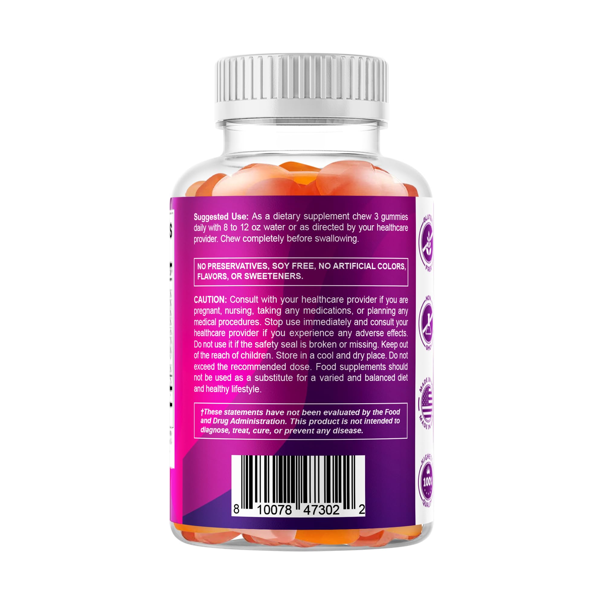 Vitamatic los dos frascos del pack doble que suman 120 gominolas