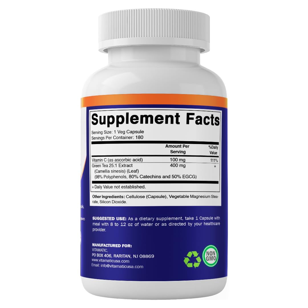 Vitamatic sello GMP en el envase destacando control de calidad