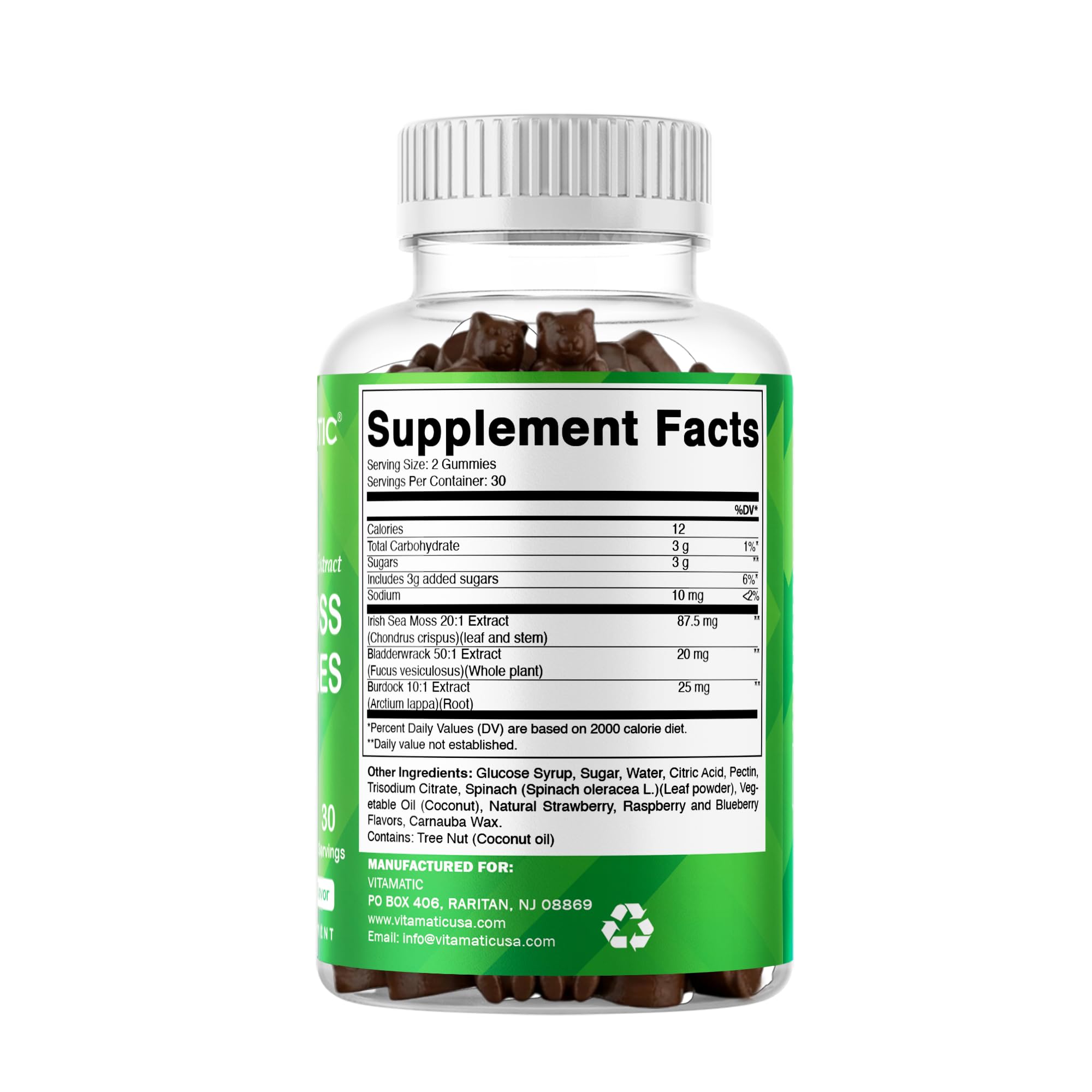 Vitamatic empaque multipack con tres frascos para suministro mensual