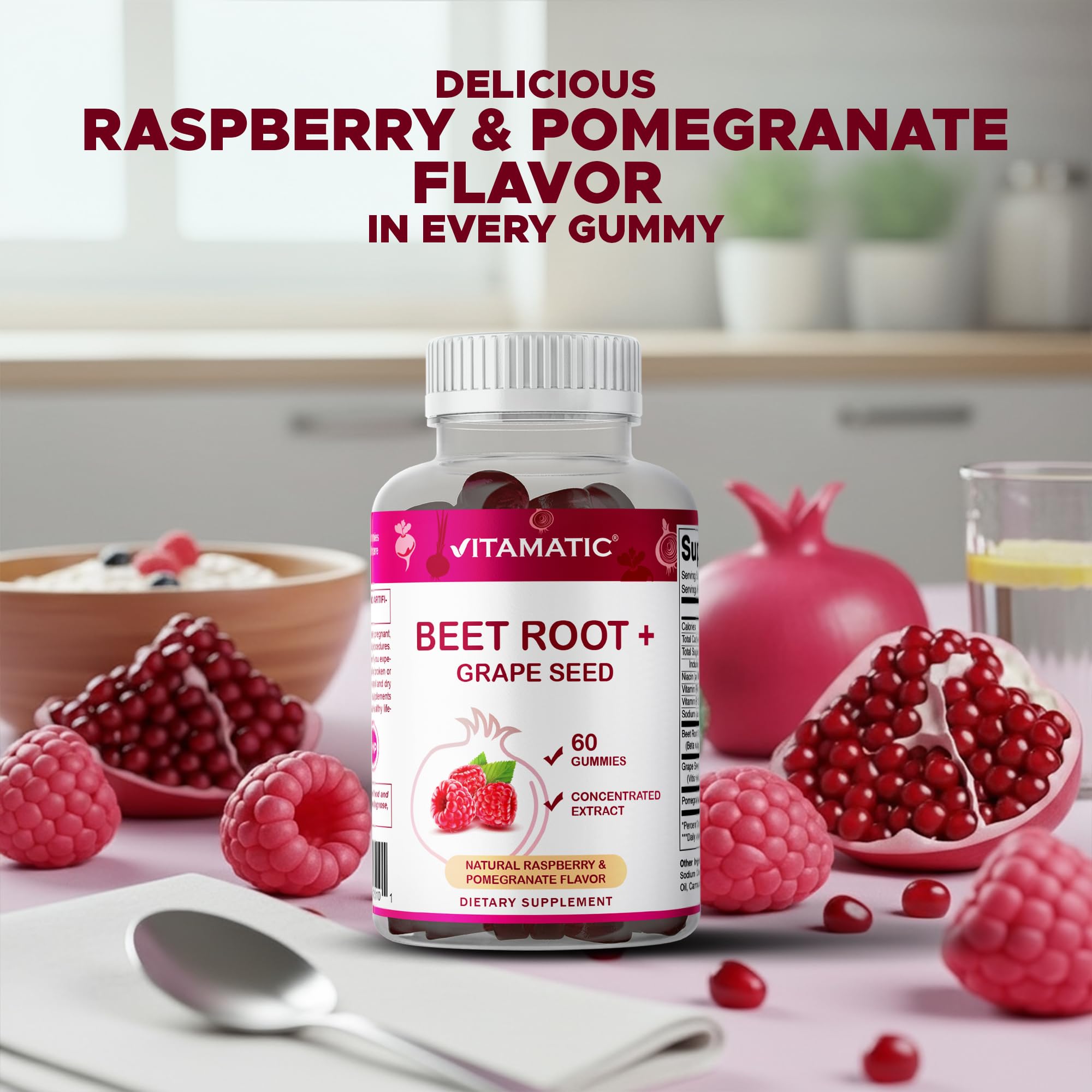Vitamatic envasado 120 unidades doble frasco para almacenamiento prolongado