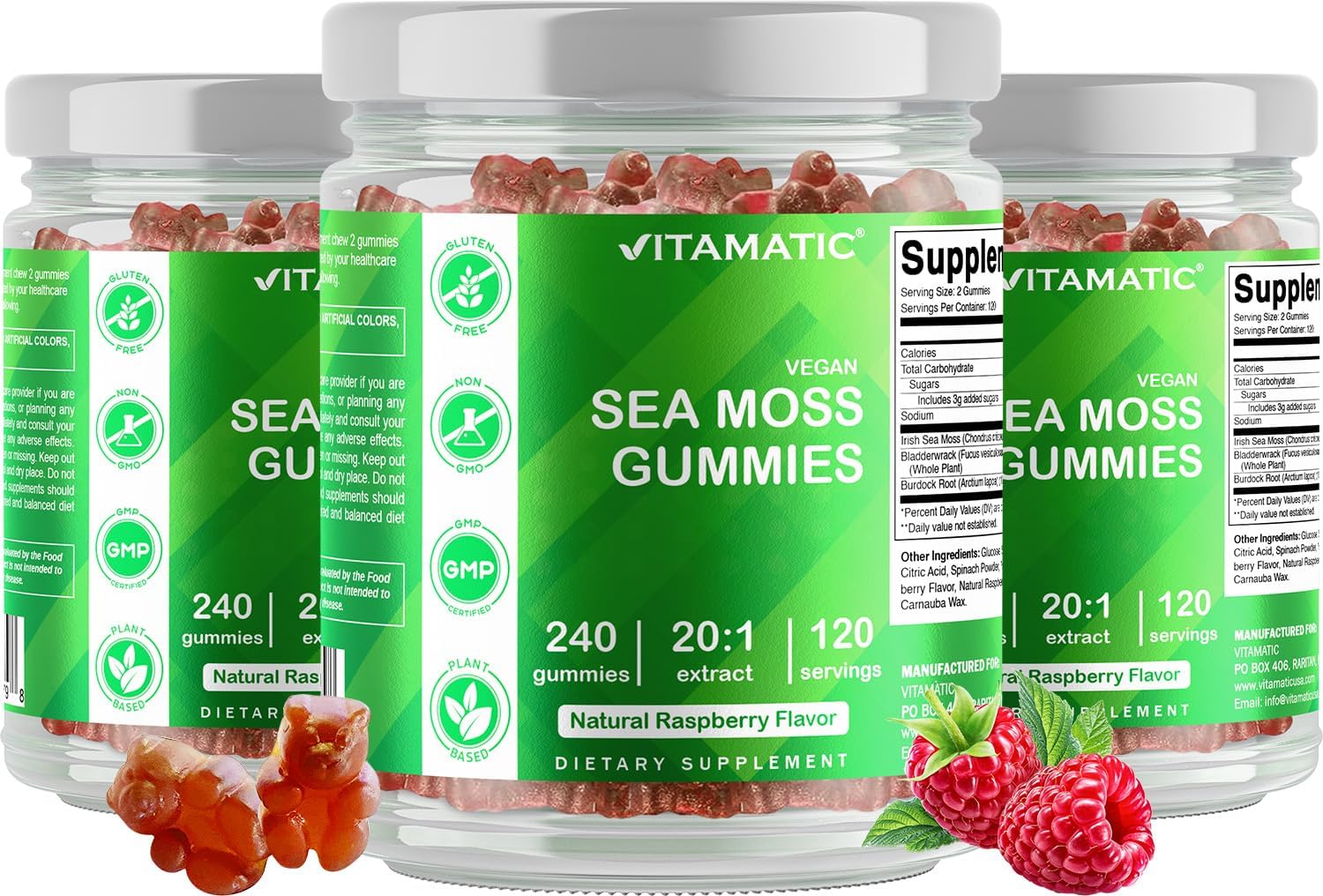 Vitamatic gomitas junto a desayuno saludable para integración diaria