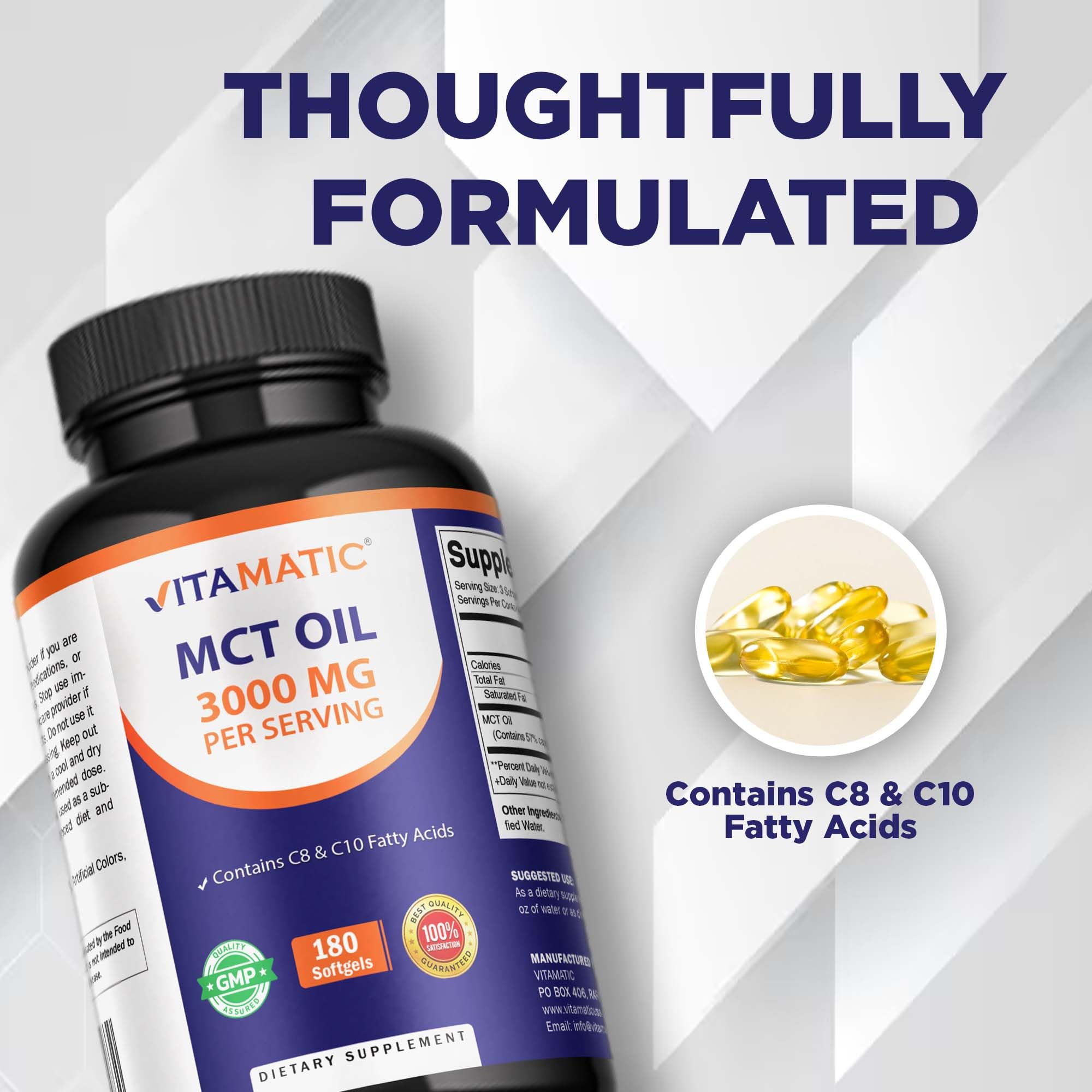 Vitamatic etiqueta con composición C8 55% y C10 40% clara