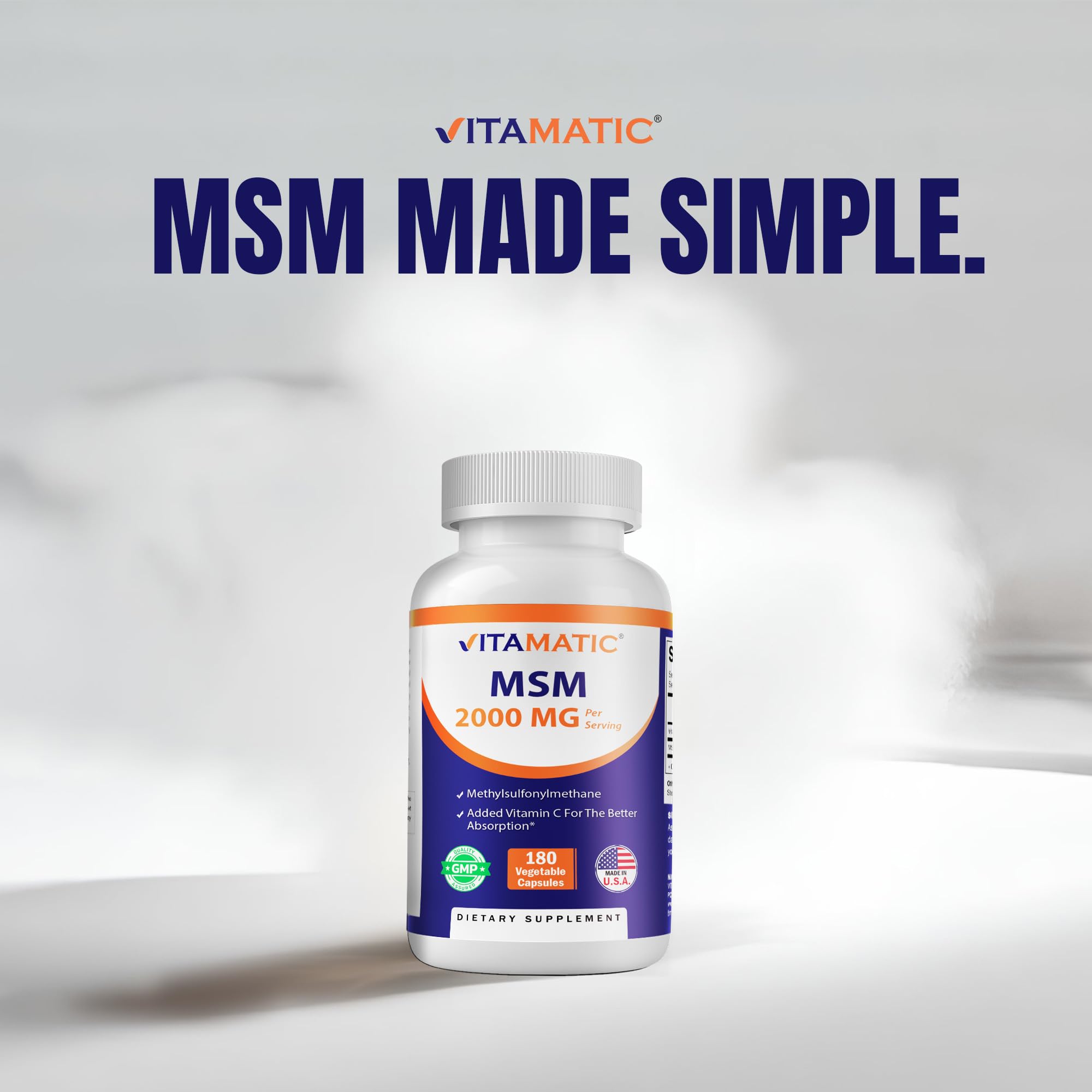 Vitamatic etiqueta con datos nutricionales y lista de ingredientes