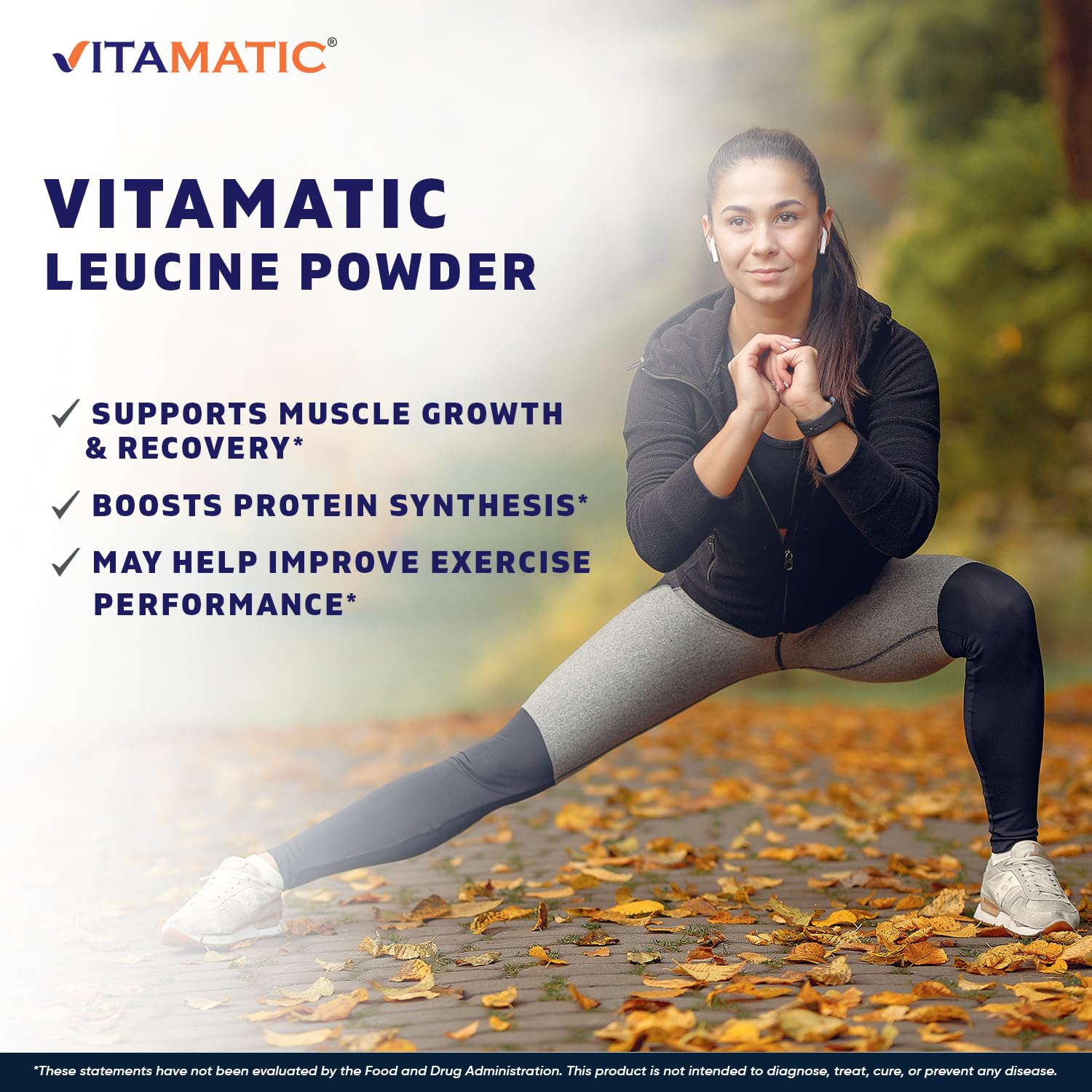 Vitamatic etiqueta nutricional clara con información de 5 g por toma