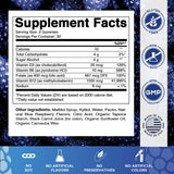 Vitamatic etiqueta nutricional y de ingredientes, ayuda a ver dosis y composición clara