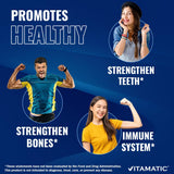 Vitamatic etiqueta con información nutricional y claros ingredientes sin alérgenos