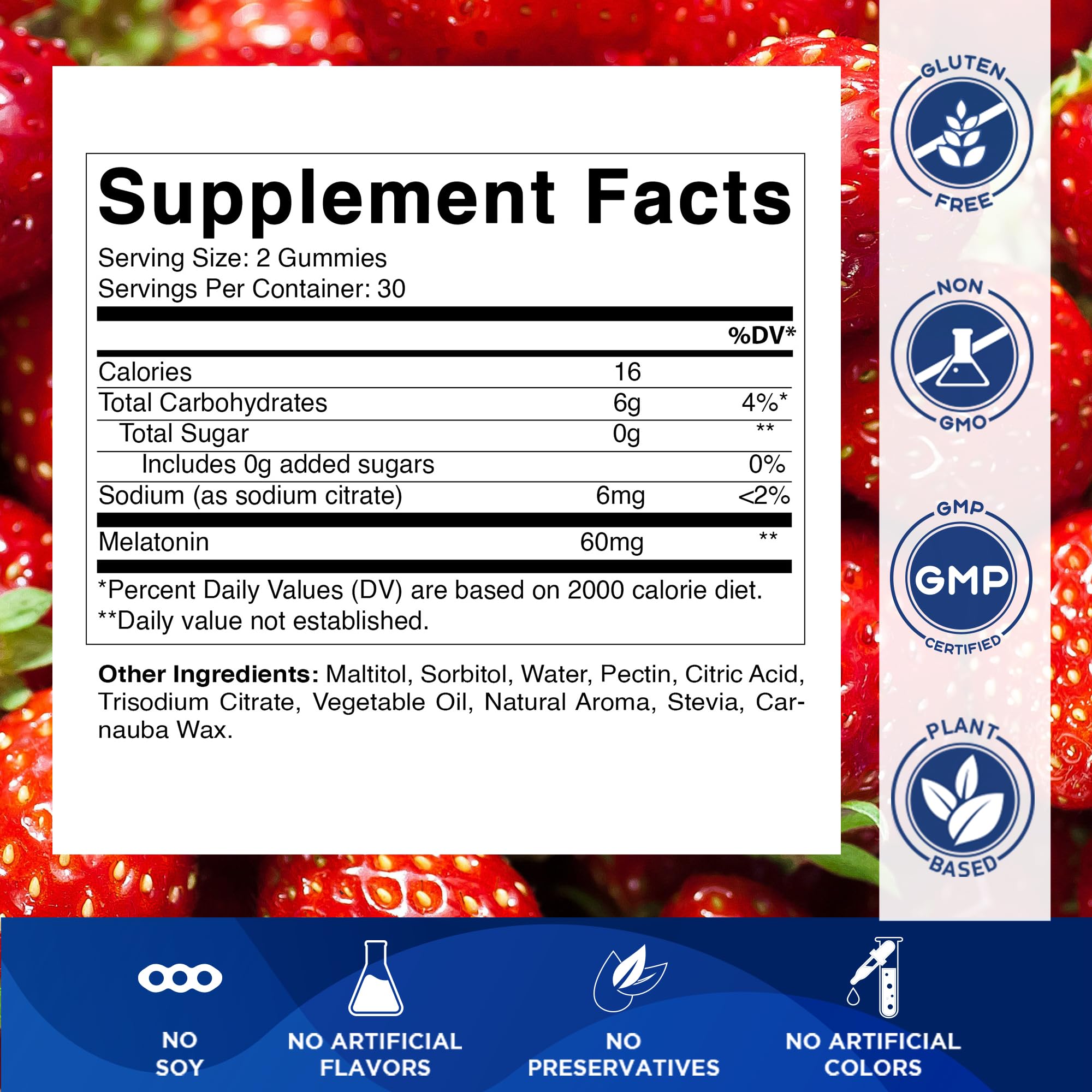 Vitamatic frasco abierto mostrando gomitas sin azúcar listas para consumir