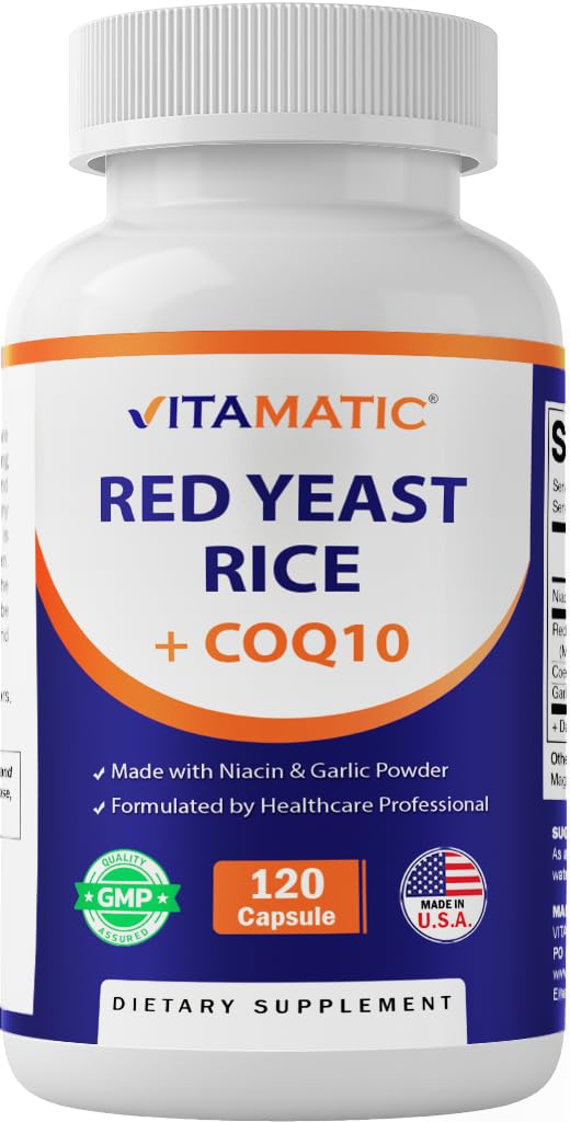 Vitamatic frasco delante mostrando diseño y cantidad 120 cápsulas, conveniencia diaria