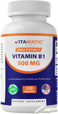 Vitamatic frasco delantero mostrando la presentación y cantidad 120 cápsulas