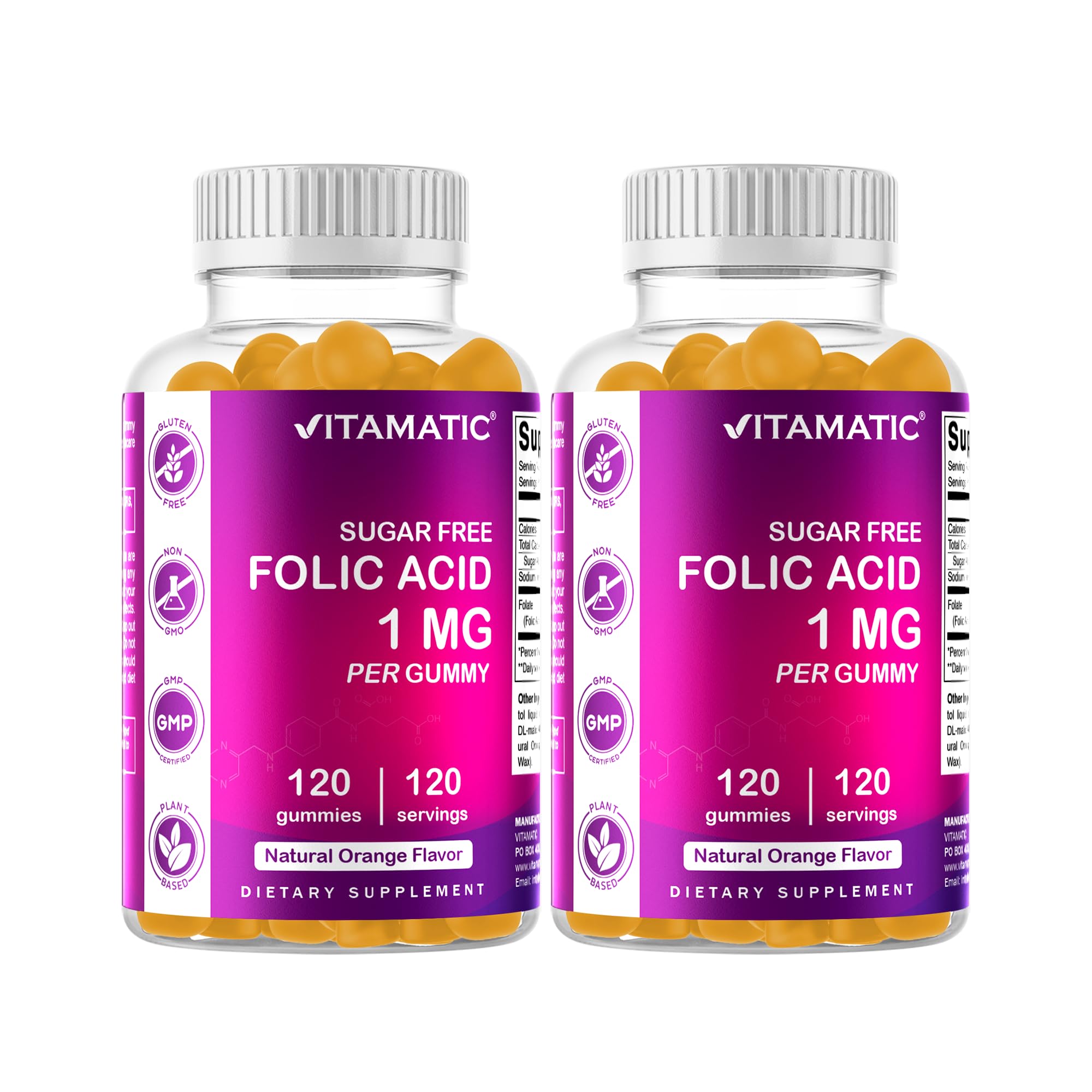 Vitamatic frasco frontal mostrando etiqueta y aspecto profesional