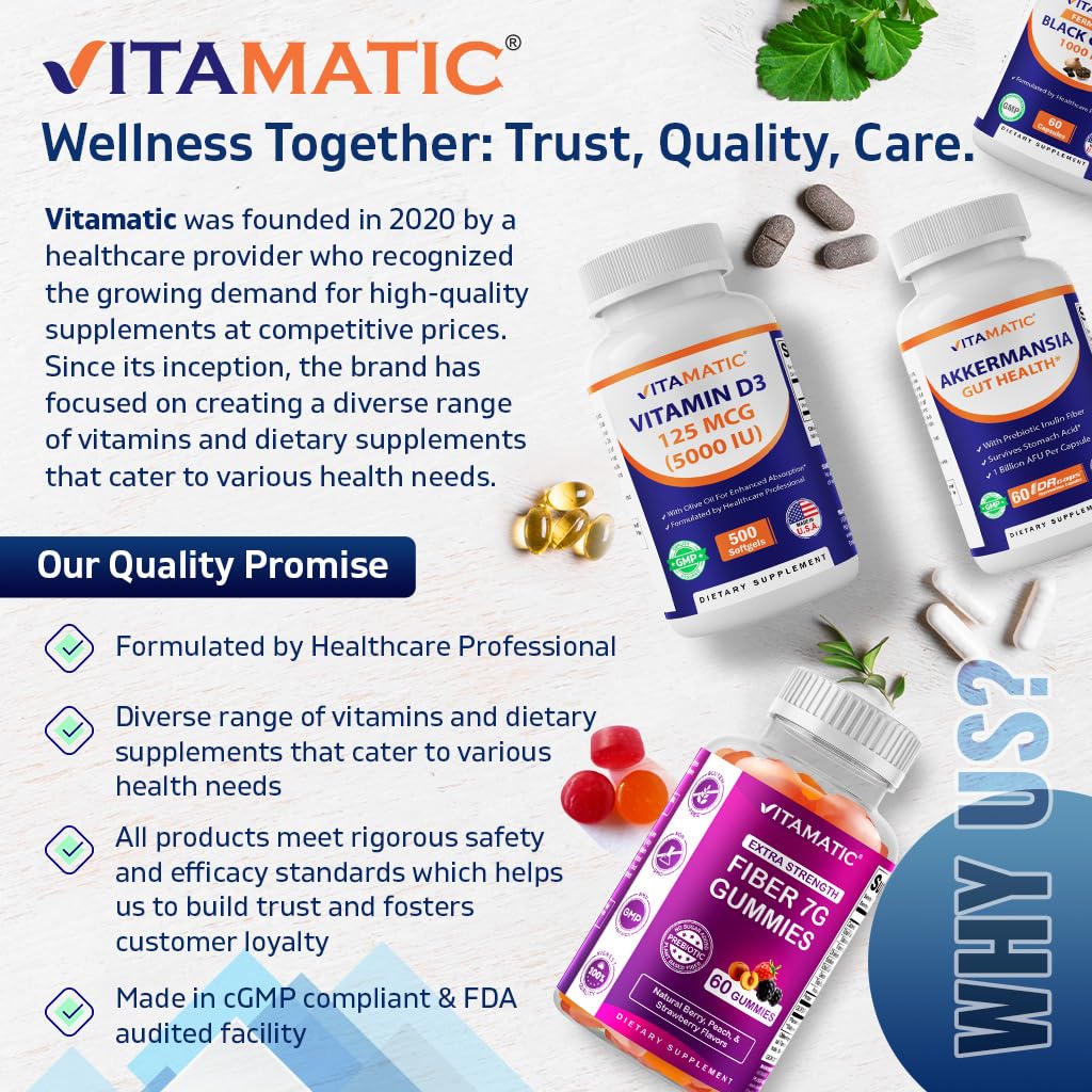 Vitamatic dos frascos del paquete para cantidad y valor