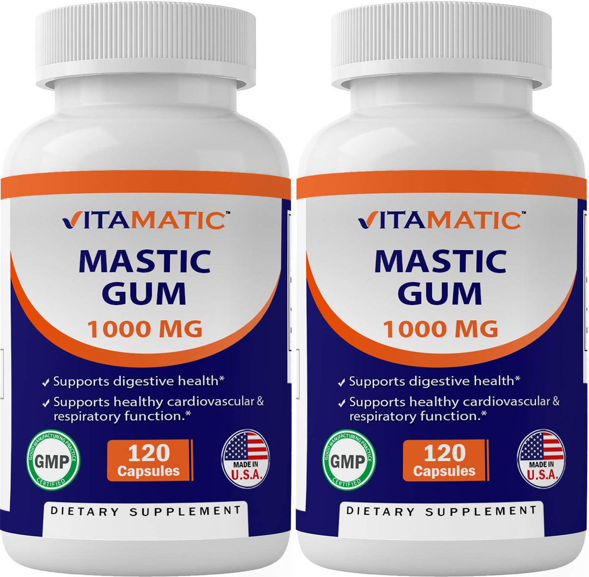Vitamatic frente del envase mostrando 240 cápsulas y beneficios