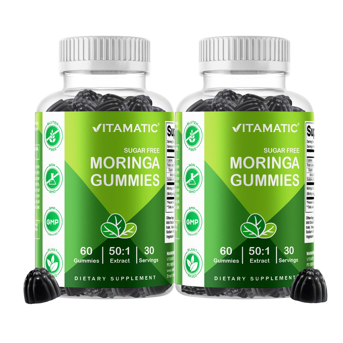 Vitamatic frente del empaque mostrando pack doble y beneficios