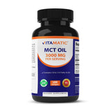Vitamatic frente del envase mostrando 180 cápsulas y beneficios