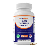 Vitamatic frente del envase mostrando fórmula y cantidad de cápsulas, beneficio de confianza