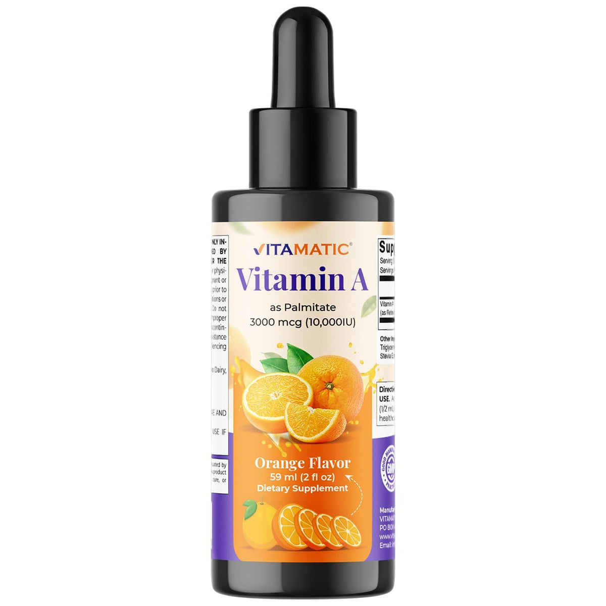 Vitamatic frente del envase mostrando diseño y tamaño práctico
