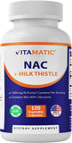 Vitamatic envase frontal del suplemento NAC mostrando etiqueta y beneficios