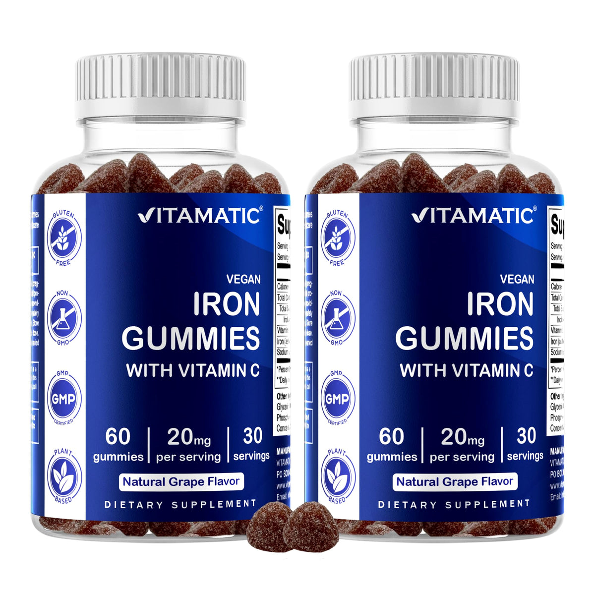 Vitamatic frontal del envase mostrando etiqueta y cantidad